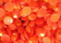 Hot Fix Resin Stones Fluor Oranje  ss16 a 20 Gram