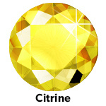 Hot Fix Rhinestone Citrine SS6 Zakje a 200 gram