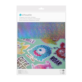 Silhouette Sticker Paper Holographic Dots