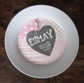 Geboortekaartje Esmay