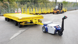 1101210056 | ZALLYS M10 elektrotrekker, trekverm. 15000 kg, spoorbreedte 920 mm, motor 2500W, 2x 12V  250/335 A AGM batterijen, batterijlader, max. snelheid 5 km/u, draaicirkel 2510 mm, elektromechanische rem, gew. 402 kg excl. batterijen