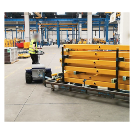 1101210056 | ZALLYS M10 elektrotrekker, trekverm. 15000 kg, spoorbreedte 920 mm, motor 2500W, 2x 12V  250/335 A AGM batterijen, batterijlader, max. snelheid 5 km/u, draaicirkel 2510 mm, elektromechanische rem, gew. 402 kg excl. batterijen