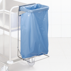 0114802 | HUPFER afvalzakhouder MHR 120, roestvast staal, afm. 350x283x736 mm (bxdxh), geschikt voor SW 8x5 en 10x6 wagenmodellen, gewicht 6 kg