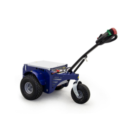 1101210025 | ZALLYS M4 elektrotrekker, trekvermogen 3000 kg, spoorbreedte 720 mm, motor 600W, 2x 12V  105/130A tractiebatterijen, batterijlader, max. snelheid 4,5 km/u, draaicirkel 1300 mm, elektromechanische rem, gew. 63 kg excl. batterijen