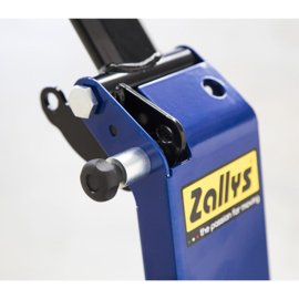 1101210064 | ZALLYS M1 elektrotrekker, trekvermogen 1000 kg, spoorbreedte 439 mm, motor 300 W, 2x 12V tractiebatterijen, batterijlader, max. snelheid 4 km p/uur, draaicirkel 900 mm, elektromechanische rem, gew. 40 kg excl. batterijen