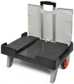 56000997 | ROLL1 inklapbare vouwkrattentrolley zonder vouwkrat(ten), afm. 485x370x1035/76 mm (bxdxh), draagvermogen 40 kg, gewicht 2,8 kg
