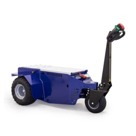 1101210056 | ZALLYS M10 elektrotrekker, trekverm. 15000 kg, spoorbreedte 920 mm, motor 2500W, 2x 12V  250/335 A AGM batterijen, batterijlader, max. snelheid 5 km/u, draaicirkel 2510 mm, elektromechanische rem, gew. 402 kg excl. batterijen