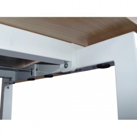 ED9180L | EasyDesk 240, zit-sta bureau/werktafel, handslinger met spindeltechniek hoogteverstelling traploos 610-850 mm, slag 240 mm, bladmaat 1800x800 mm (bxd), hefvermogen 100 kg