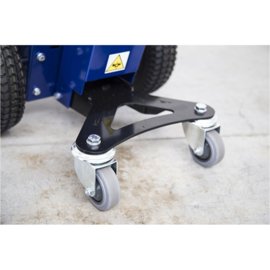 1101210064 | ZALLYS M1 elektrotrekker, trekvermogen 1000 kg, spoorbreedte 439 mm, motor 300 W, 2x 12V tractiebatterijen, batterijlader, max. snelheid 4 km p/uur, draaicirkel 900 mm, elektromechanische rem, gew. 40 kg excl. batterijen