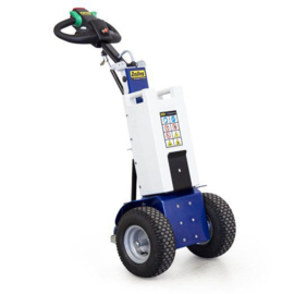 1101210047 | ZALLYS M12 elektrotrekker, trekvermogen 1500 kg, spoorbreedte 535 mm, motor 400 W, 2x 12V tractiebatterijen, batterijlader, max. snelheid 5 km/u, draaicirkel 900 mm, elektromechanische rem, gew. 50 kg excl. batterijen
