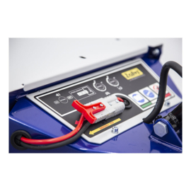 1101210026 | ZALLYS M5 elektrotrekker, trekvermogen 4000 kg, spoorbreedte 795 mm, motor 1000W, 2x 12V  105/130A AGM tractiebatterijen, batterijlader, max. snelheid 5,5 km/u, draaicirkel 1500 mm, elektromechanische rem, gew. 90 kg excl. batterijen