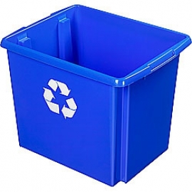 35800648 | SUNWARE Nesta box Eco, afm. 455x360x360 mm (lxbxh), inhoud 45 ltr, kunststof, kleur blauw, fabrieksgarantie 2 jr