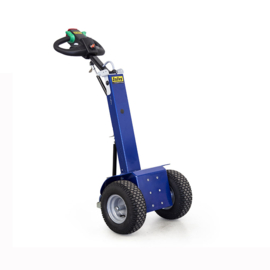 1101210047 | ZALLYS M12 elektrotrekker, trekvermogen 1500 kg, spoorbreedte 535 mm, motor 400 W, 2x 12V tractiebatterijen, batterijlader, max. snelheid 5 km/u, draaicirkel 900 mm, elektromechanische rem, gew. 50 kg excl. batterijen