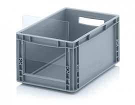 SLKES4322 | AUER insteekbaar zichtvenster geschikt voor Eurobak SLK4322, afm. 22,8x19x0,3 cm, plexiglas, transparant (kleurloos), gewicht 152 g,  fabrieksgarantie 5 jr