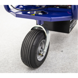 1101210062 | ZALLYS Dumper Jet L accukruiwagen, motor 1000 W,  2 onderhoudsvrije AGM tractie batterijen 105/130 Ah, externe HF lader, spoorbreedte 785 mm, voorwielaandrijving, laadvermogen 500 kg, gew. 149 kg