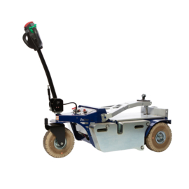 1101210043 | ZALLYS M6.5 elektrotrekker, trekvermogen 6000 kg, spoorbreedte 744 mm, motor 1000W, 2x 12V  105/130A AGM tractiebatterijen, batterijlader, max. snelheid 4,5 km/u, draaicirkel 2500 mm, elektromechanische rem, gew. 144 kg excl. batterijen