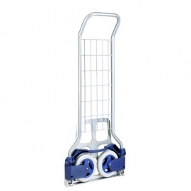 223491 | RUXXAC-cart Pakketroller opvouwbare lichtgewicht steekwagen, afm. 490x410x1120 mm (bxdxh), laadschep afm. 490x410 mm (bxd), lekvrije polymeerbanden, draagverm. 125 kg,  gewicht 5,9 kg