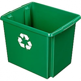 35800647 | SUNWARE Nesta box Eco, afm. 455x360x360 mm (lxbxh), inhoud 45 ltr, kunststof, kleur groen, fabrieksgarantie 2 jr
