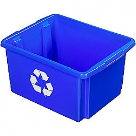39001248 | SUNWARE Nesta box Eco, afm. 455x360x240 mm (lxbxh), inhoud 32 ltr, kunststof, kleur blauw