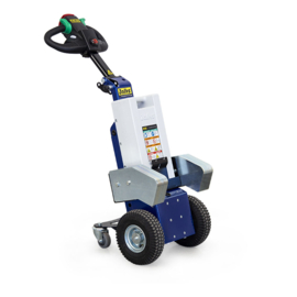 1101210064 | ZALLYS M1 elektrotrekker, trekvermogen 1000 kg, spoorbreedte 439 mm, motor 300 W, 2x 12V tractiebatterijen, batterijlader, max. snelheid 4 km p/uur, draaicirkel 900 mm, elektromechanische rem, gew. 40 kg excl. batterijen