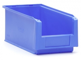 SLK3L-5015 | PLASTIBAC kunststof magazijnbak, afm. 31,5x15x12,5 cm (lxbxh), kleur blauw, gewicht 258 g, fabrieksgarantie 5 jr