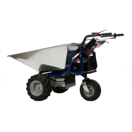 1101210004 | ZALLYS Dumper Jet accukruiwagen, motor 1000 W,  2 onderhoudsvrije AGM tractie batterijen 105/130 Ah, externe HF lader, spoorbreedte 785 mm, voorwielaandrijving, laadvermogen 500 kg, gew. 148 kg