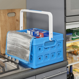 95009459 | SUNWARE koeltas t.b.v. Square vouwkratten 24 liter, afm. 355x265x200 mm (lxbxh), aluminium voering, sterke nylon rits