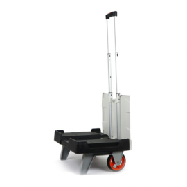 56000997 | ROLL1 inklapbare vouwkrattentrolley zonder vouwkrat(ten), afm. 485x370x1035/76 mm (bxdxh), draagvermogen 40 kg, gewicht 2,8 kg