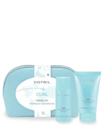 Cotril Curl Clutch bag  Shampoo + Conditioner Travel size 50ml