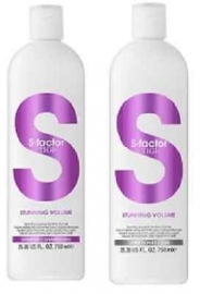 Tigi S-Factor Tween Stunning Volume Shampoo + Conditioner 750ml