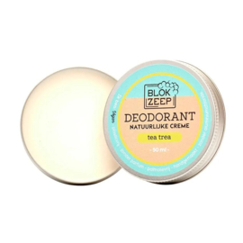 Blokzeep Deodorant Crème – Tea Tree 50 ml