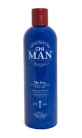 Farouk Chi Man The One 3 in 1 Shampoo, Conditioner & Body Wash 355ml