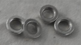 Aluminium ring 10x6 mm