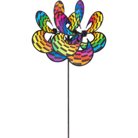 paradise flower rainbow checker duett