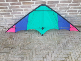 stunt groen blauw roze