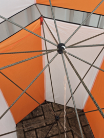 lantaren oranje wit