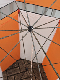 lantaren oranje wit