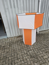 lantaren oranje wit