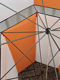 lantaren oranje wit