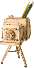 3d vintage camera houten modelbouw