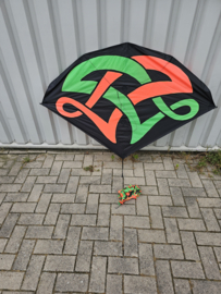 waaier groen oranje