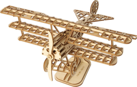 3d vliegtuig houten model bouw