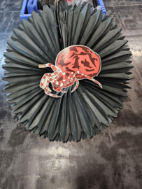 spin rood raamhanger