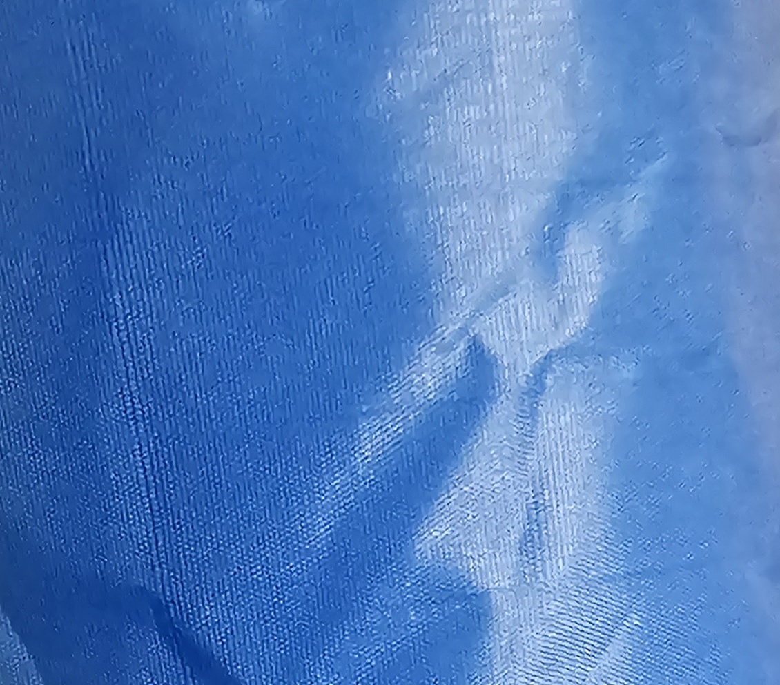 donker blauw grote ruit ventex doek 1.15 breed per meter
