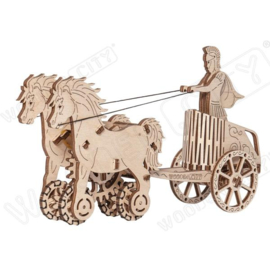 roman men wagen 3d houten model