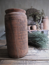 Oud houten pot 33cm nr 164