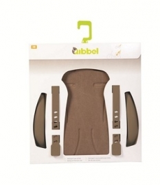 Qibbel Stylingset achterzitje faded brown