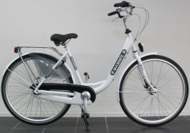 Moederfiets Mammie limited edition glans wit