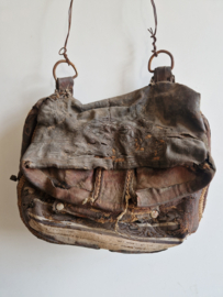 Marokkaans vintage leren tas