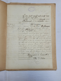 Oude franse notariële actes